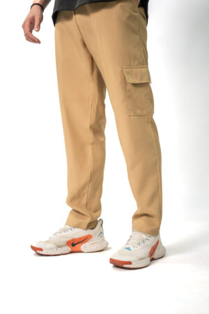 Mens Beige PolyBlend Scrubs