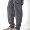 Mens straight leg polyblend scrub pants - Grey