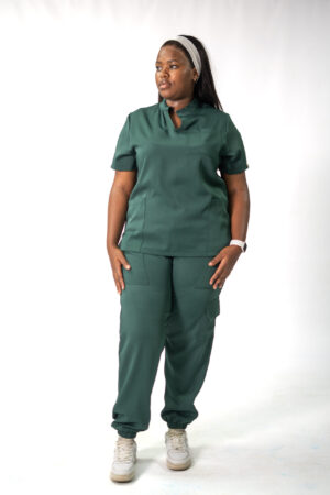 Hunter Green Stretch Scrubs