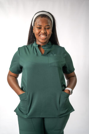 Hunter Green Stretch Scrubs