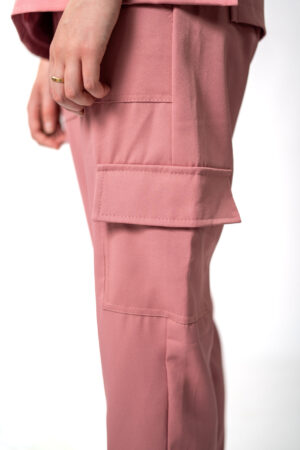 Coral stretch scrubs