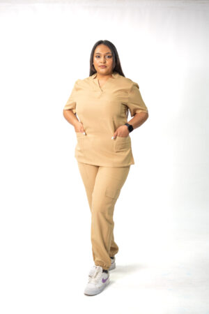 Beige PolyBlend scrubs