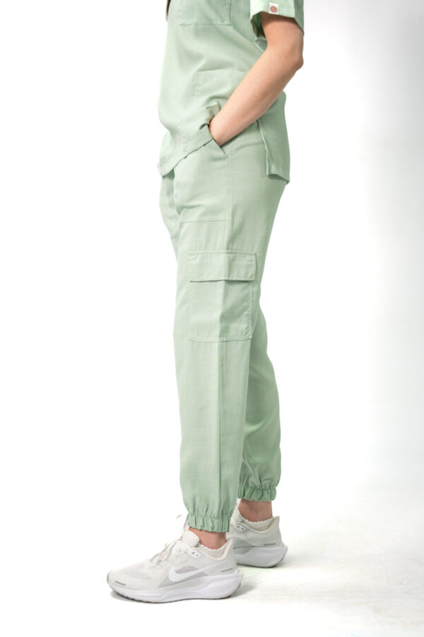 Matcha Linen Scrubs