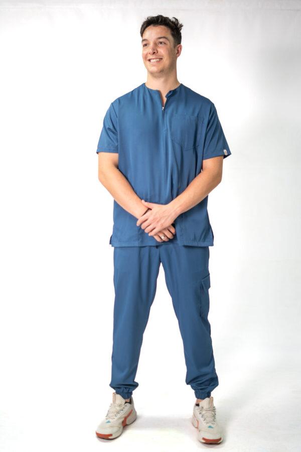 Bondi Blue Stretch Scrub Set