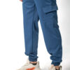 Mens jogger stretch scrub pants - Bondi Blue