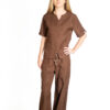 Women's Madeleine Stretch Scrub Top - Arabica | Women's Madeleine Stretch Scrub Pants - Arabica | Arabica Scrubs for Women