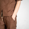 Madeleine stretch scrub pants for women - arabica