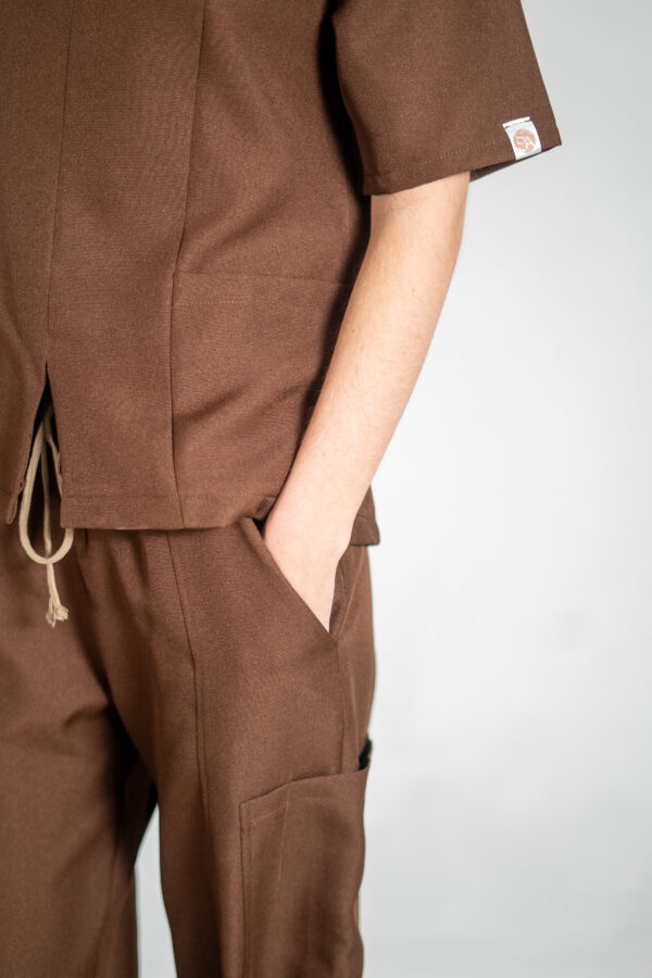 Madeleine stretch scrub pants for women - arabica
