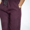 Women's Mandarin Stretch Scrub Top | Women's Papillon Stretch Scrub Pants - Mulberry | Scrub Atelier