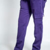 Womens Straight Leg Stretch Scrub Pants - Purple | Scrub Atelier