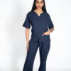 Womens Madeleine Scrub Pants - Navy Blue