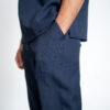 Mens jogger stretch scrub pants - Navy Blue