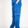 Womens Straight Leg Stretch Scrub Pants - Imperial Blue