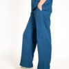 Womens Papillon PolyBlend Scrub Pants - Cobalt Blue