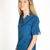 Womens Ve PolyBlend Scrub Top - Cobalt Blue