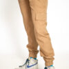 Mens jogger polyblend scrub pants - French Beige